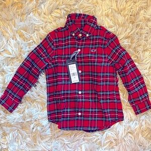 Vineyard Vines tartan flannel whale shirt